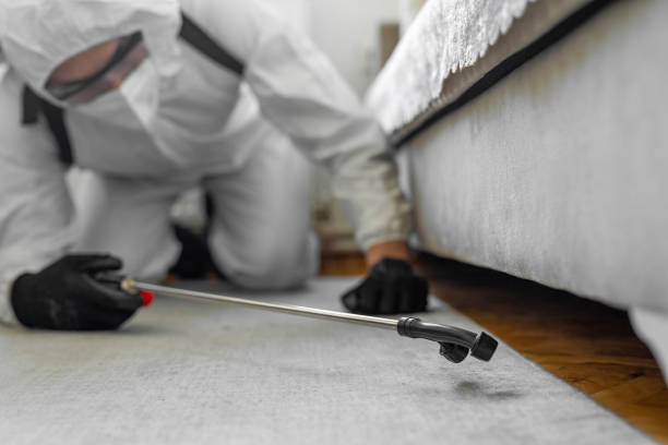 Professional Pest Control technician working in Raeford, NC